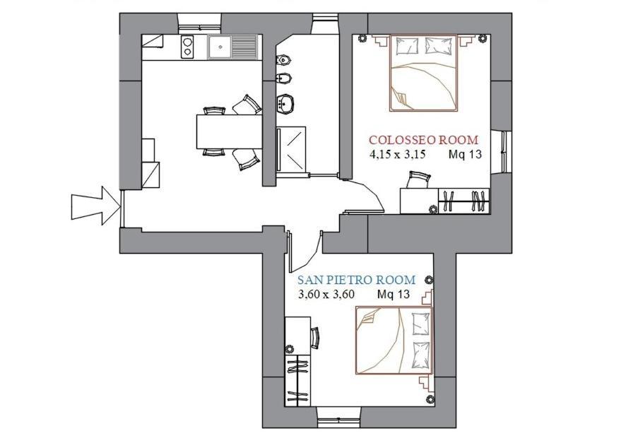 Romarina Apartment Exterior foto